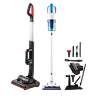 지웰 무선 청소기 세트형 블랙레드 VENTUS-ST-9500 + 무선 진공 청소기 화이트 GCOP-9100 + 침구브러쉬, 3종, 1세트