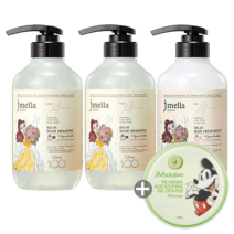 제이멜라 블루밍 피오니 샴푸 500ml 2개 + 트리트먼트 500ml 1개 + 증정 (더내추럴 알로에 수딩시카젤 300ml 1개), 옵션1