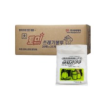 토미 배접 쓰레기 봉투 분리수거 대형 500매 백색