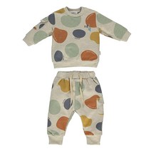 Bebetto 아기 의류 세트 바지 긴소매 스웨트셔츠 투피스 의상 펭귄