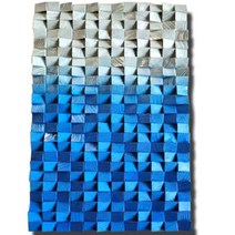 3d 입체 원목 tv 벽면 액자 음향판 확산 디퓨져, 120×60cm