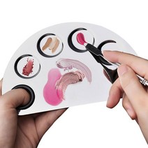 메이크업도구 파운데이션스파츌러 화장품주걱 메이크업 믹싱 팔레트 파운데이션 트레이 아티스트 팔레트와 주걱 화장품 블렌딩 페인팅