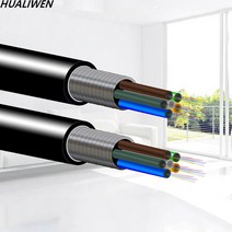 광 케이블 광섬유 야외 단일 모드 통신 기갑 광케이블 4 6 8 12 24 코어, 8core 9.0mm, 10m, 1개