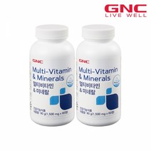 [GNC] 멀티비타민 앤 미네랄 (60정) 2개월분 x2병, 단품, 단품