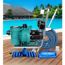 수영장 청소기 풀장 바닥 이끼 낙엽 청소, 2.5마력 350m 수심 40cm