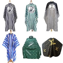 루시피 바버샵 스트라이프 커트보 - 다크블랙/컷트보