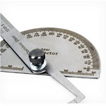 ◆JOONA★ 스텐레스목공 분도기 10CM 180도 실내건축기능사 건축디자인 인테리어학과