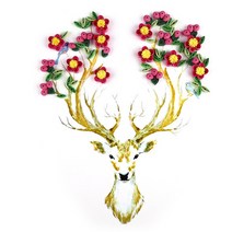 만들기 자이언트 센터피스 페이퍼 플라워 종이꽃 quilling 종이 그림 quilling art templatetool electric quilling pen set diy 벽, 06