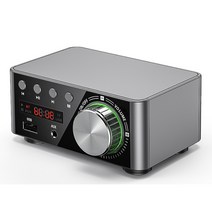 앰프 용품 TPA3116 HIFI 블루투스 5.0 디지털 파워 오디오 앰프 보드 50WX2 스테레오 카 앰프 홈 시어터 USB TF 카드 플레이어, 01 Silver