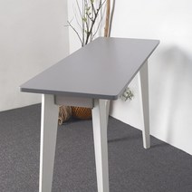 피칸 자작나무 원목 콘솔 테이블 900 폭좁은 미니 책상 카페 사이드 현관 화장대 슬림, 애쉬그레이