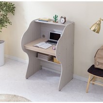 히든가구 D.I.Y 오롯 810 집중력책상 독서실책상 독서실 스터디카페 자습실 기숙사, 실버그레이