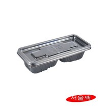 일회용용기 2칸소스용기 반찬용기 GP-47-2 사각소스용기 100세트, GP47-2  100SET