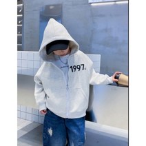 ﻿JUNIOR 후드 1997 레터링 점퍼 재킷 남자아이 아동 키즈 주니어옷 초등학생 중학생 고학년 새학기옷 봄옷