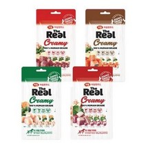 하림더리얼 크리미 강아지 간식 50g x 4종 세트, 닭가슴살맛, 소고기앤닭가슴살맛, 연어앤닭가슴살맛, 오리앤닭가슴살맛, 5세트