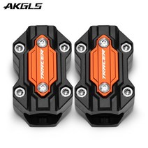 Yamaha tracer 900 gt tracer 700 gt tracer 900 gt 오토바이 충돌 방지 블록 범퍼 트림 블록 엔진 보호 액세서리, 오렌지 두 개