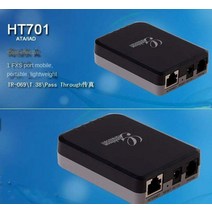 PBX 콜센터 교환망HT701 인터넷 전화 어댑터 음성 게이트웨이 IP 아날로그 Voip 포트, 01 미국