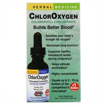 Herbs Etc ChlorOxygen Chlorophyll 허브 이티씨 크로르옥시전 크로로필 컨센트레이트 1Floz(29.6 ml), 1개, 기본