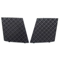 자동차그릴망 자동차 앞 범퍼 낮은 메쉬 그릴 플레이트 트림 커버 BMW E60 바디 키트에 적합 03-10 5111789, 02 Right and Left