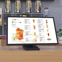 디지털메뉴판 카페 메뉴판 전자메뉴 베이커리 음식점, (디자인인쇄화면 포함) 60x40cm