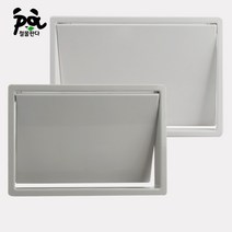 철물판다 PVC 쓰레기통 투입구 뱅뱅이 커피숍, 화이트, 대