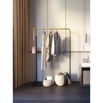 행거 철제 스탠드 미니 스탠드옷걸이 수납 매장, 스페이스 그레이 색상  105cm