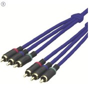 일본엘레콤 컴포넌트 비디오케이블 1.5m OFC선재 3RCA