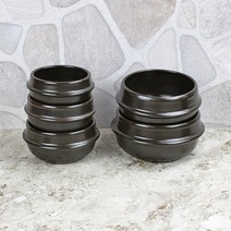 경산세라믹 초강도내열 무흡수 쇠돌이 직화 뚝빼기 업소용 식당용 내열도자기 계란찜 토기 찌개솥 모음 도매, 1개, 5호
