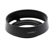 호환 LH-XF35-2 교체용 금속 렌즈 후드 스크류 인 43mm 후지필름 XF 23mm f/2 R WR 실버 블랙, 01 Silver