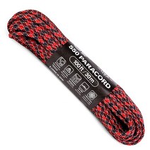 Atwood Rope MFG 550 파라코드 30.5m(100피트) 7가닥 코어 나일론 낙하산 코드 외부 생존 장비 미국산 | 랜야드 팔찌 핸들 랩 키체인 (감염), Dead Pool