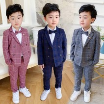 우쭈베베 아기정장 유아 남아 아동 봄가을 회색 귀족 3종 결혼식 돌잔치 특별한날 코디정장세트