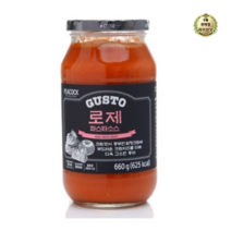 라이브잇 피코크 구스토 로제 파스타소스, 10개, 660g