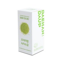 보성녹차 프리미엄 녹차소금 150g 신안자염 대한다업