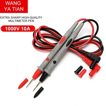 멀티미터 프로브 멀티테스트 리드 리들 multimeter pen digital multimeter test pen 리드 핀 팁 multimeter tester probe 20a 1, 협력사, 10a