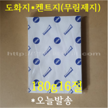 [ 학교납품전문 ] 켄트지 180g 16절 500매 / 전문가용 무림도화지