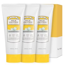 바이아우어 밀크프로틴 휘핑 바닐라향 클렌징 폼 200ml, 3개