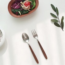 소코데코 골든벨 BEST 메이플우드 숟가락 젓가락 포크 나이프 커트러리 수저세트 9종, 08.티스푼, 메이플우드 실버