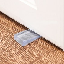 투명 실리콘 문쾅 문닫힘방지 문고정 방문도어스토퍼 문받침대 가구 높이 조절 패드, 1개