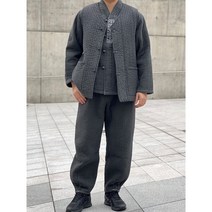 [남성생활개량한복] 40년 전통의 온고지신 생활한복 겨울용 누비 3피스 (개량한복)