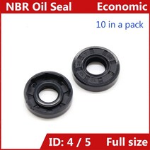 ID 4-5mm NBR 니트릴 고무 스켈레톤 오일 시일 로터리 샤프트 립 씰 한 팩에 10 개, 24 5.5x16x8_01 10 Pieces