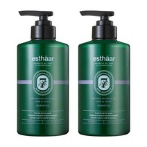 애경 에스따르 아로마틱 오일케어 헤어 앤 스칼프 샴푸 500ml 탈모샴푸, 2개