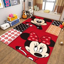 아기 체육관 신생아 유아 놀이 놀이방 매트 베이비 장난감 Disney Minnie Mickey Baby Play Mat Crawling Children Room Decor Rug, [03] 4