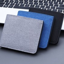 남학생지갑 남자중학생지갑 고급 직장인 반지갑 가죽지갑 10대 20대 소년 지갑 짧은 클립 간단한 남성 카드 가방 통합 남성 지갑 남성 대학생 얇은 하이 엔드 캔버스 틈새 시장