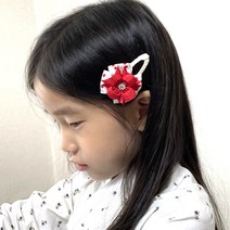 순수아이 310앙증큐빅똑딱핀 초등생머리핀 여자아이헤어핀 여아동헤어핀 여아헤어핀 아동머리핀 유아머리핀