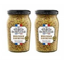 BORNIER 보니에르 홀그레인 디종 머스타드 Organic Wholegrain Dijon Mustard 210g 2개