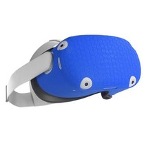 게임 가상현실 VR Oculus Quest 2 VR 헬멧 보호 전면 커버 실리콘 오큘러스 퀘스트 2 헤드셋 액세서리용, CHINA_Blue