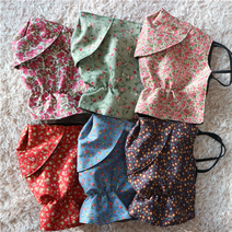 [순수 국내 제작상품] 2중 패션 꽃무늬마스크 (등산마스크 골프마스크 파크골프마스크 자전거마스크)