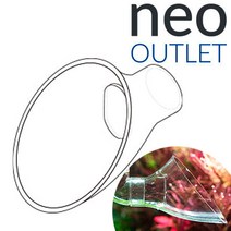 네오 아웃렛 M L / 수족관 어항 수조 외부 여과기 출수관 출수구 우리주둥이 구피 큐큐 에하임 필그린, M (12/16용)