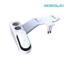 bobslei 봅슬레이 무전원 수압식 비데, 화이트