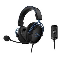 HyperX Cloud Revolver + 7.1 게이밍 헤드셋 7.1ch PS4 PS5 PC Switch Xbox 저반발 쿠션 3.5mm 견고한 스틸 프레임 TeamSpeak D, Cloud Alpha S 블루