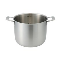 무인양품 MUJI 스테인리스 알루미늄 전면3중 양수냄비, 실버, 22cm
